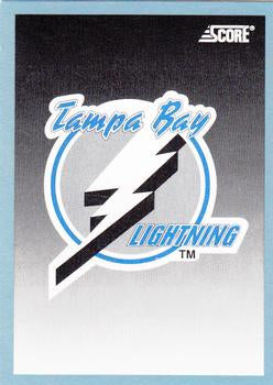 #507 Tampa Bay Lightning Logo - Tampa Bay Lightning - 1992-93 Score Canadian Hockey