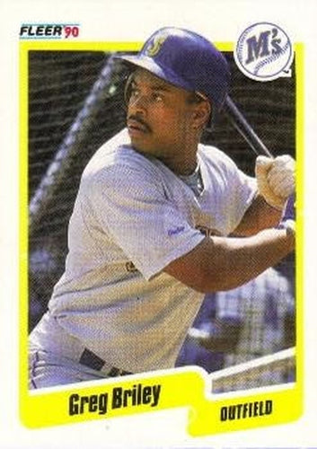 #507 Greg Briley - Seattle Mariners - 1990 Fleer USA Baseball