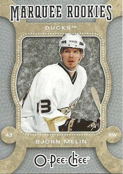 #507 Bjorn Melin - Anaheim Ducks - 2007-08 O-Pee-Chee Hockey