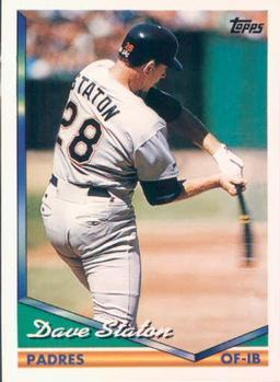 #507 Dave Staton - San Diego Padres - 1994 Topps Baseball