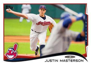 #507 Justin Masterson - Cleveland Indians - 2014 Topps Baseball