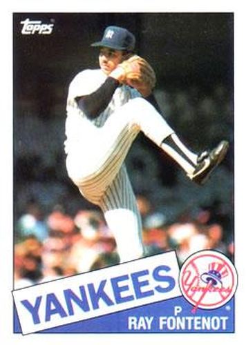 #507 Ray Fontenot - New York Yankees - 1985 Topps Baseball