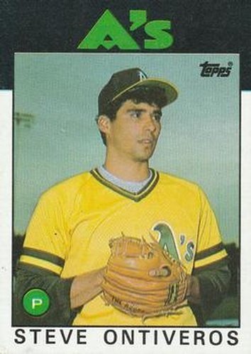 #507 Steve Ontiveros - Oakland Athletics - 1986 Topps Baseball