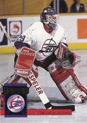 #507 Tim Cheveldae - Winnipeg Jets - 1993-94 Donruss Hockey