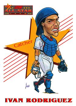 #507 Ivan Rodriguez - Texas Rangers - 1993 Score Baseball