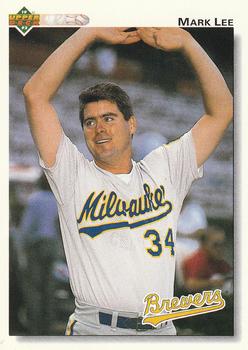 #507 Mark Lee - Milwaukee Brewers - 1992 Upper Deck Baseball
