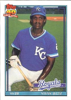 #507 Steve Jeltz - Kansas City Royals - 1991 O-Pee-Chee Baseball