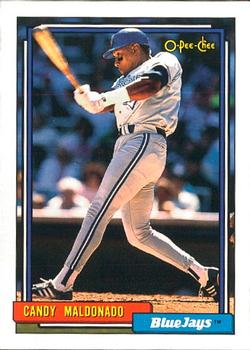 #507 Candy Maldonado - Toronto Blue Jays - 1992 O-Pee-Chee Baseball