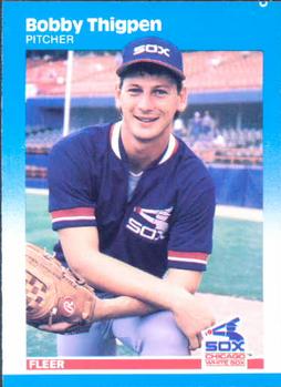 #507 Bobby Thigpen - Chicago White Sox - 1987 Fleer Baseball