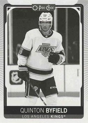 #507b Quinton Byfield MR - Black & White - Los Angeles Kings - 2021-22 O-Pee-Chee Hockey