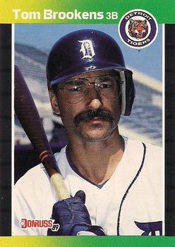 #508 Tom Brookens - Detroit Tigers - 1989 Donruss Baseball