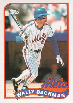 #508 Wally Backman - New York Mets - 1989 Topps Baseball