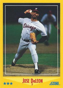#508 Jose DeLeon - Chicago White Sox - 1988 Score Baseball