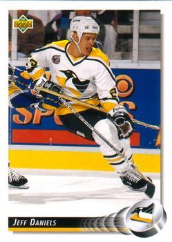 #508 Jeff Daniels - Pittsburgh Penguins - 1992-93 Upper Deck Hockey