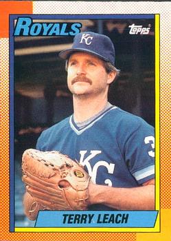 #508 Terry Leach - Kansas City Royals - 1990 O-Pee-Chee Baseball