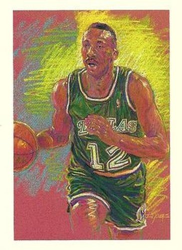 #508 Derek Harper - Dallas Mavericks - 1991-92 Hoops Basketball