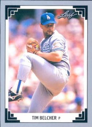 #508 Tim Belcher - Los Angeles Dodgers - 1991 Leaf Baseball