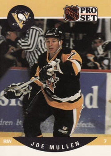 #508 Joe Mullen - Pittsburgh Penguins - 1990-91 Pro Set Hockey