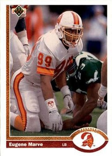 #508 Eugene Marve - Tampa Bay Buccaneers - 1991 Upper Deck Football