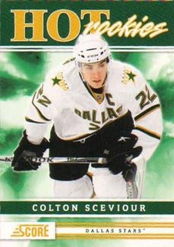 #508 Colton Sceviour - Dallas Stars - 2011-12 Score Hockey