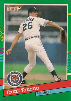 #508 Frank Tanana - Detroit Tigers - 1991 Donruss Baseball