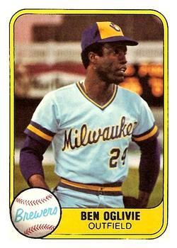 #508 Ben Oglivie - Milwaukee Brewers - 1981 Fleer Baseball