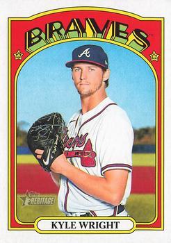 #508 Kyle Wright - Atlanta Braves - 2021 Topps Heritage Baseball