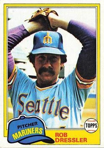 #508 Rob Dressler - Seattle Mariners - 1981 Topps Baseball