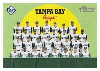 #508 Tampa Bay Rays - Tampa Bay Rays - 2008 Topps Heritage Baseball
