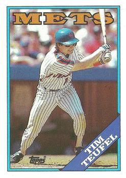 #508 Tim Teufel - New York Mets - 1988 Topps Baseball