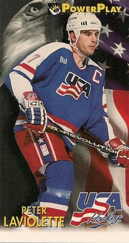 #508 Peter Laviolette - USA - 1993-94 Fleer PowerPlay Hockey