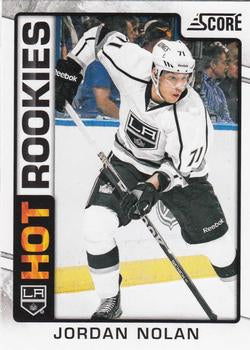 #508 Jordan Nolan - Los Angeles Kings - 2012-13 Score Hockey