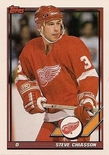 #508 Steve Chiasson - Detroit Red Wings - 1991-92 Topps Hockey