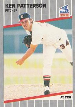 #508 Ken Patterson - Chicago White Sox - 1989 Fleer Baseball