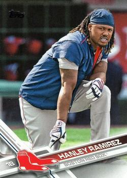 #508b Hanley Ramirez - Boston Red Sox - 2017 Topps Baseball