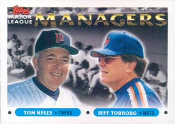 #509 Tom Kelly / Jeff Torborg - Minnesota Twins / New York Mets - 1993 Topps Baseball