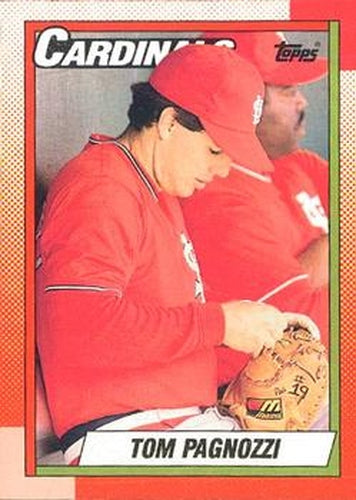 #509 Tom Pagnozzi - St. Louis Cardinals - 1990 O-Pee-Chee Baseball