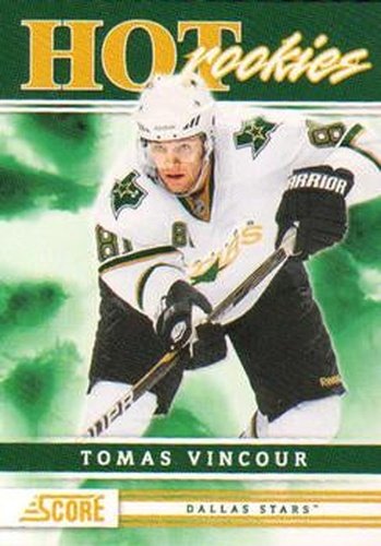 #509 Tomas Vincour - Dallas Stars - 2011-12 Score Hockey