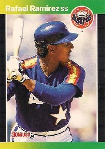 #509 Rafael Ramirez - Houston Astros - 1989 Donruss Baseball
