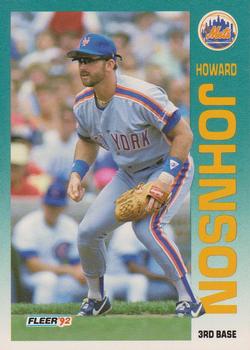 #509 Howard Johnson - New York Mets - 1992 Fleer Baseball