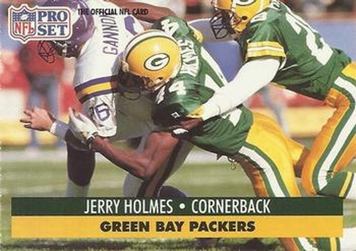 #509 Jerry Holmes - Green Bay Packers - 1991 Pro Set Football