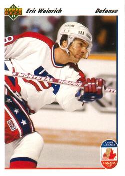 #509 Eric Weinrich - USA - 1991-92 Upper Deck Hockey