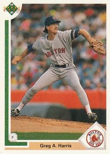 #509 Greg A. Harris - Boston Red Sox - 1991 Upper Deck Baseball