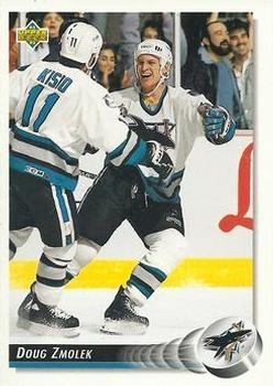 #509 Doug Zmolek - San Jose Sharks - 1992-93 Upper Deck Hockey