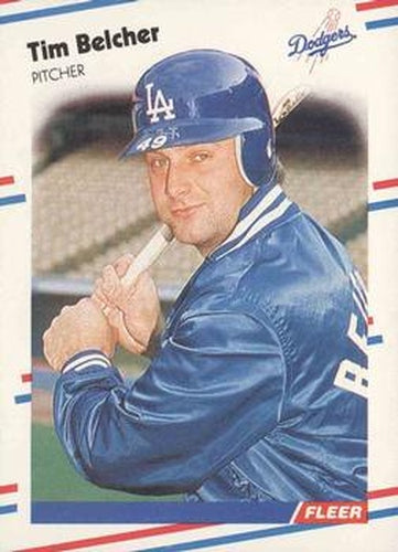 #509 Tim Belcher - Los Angeles Dodgers - 1988 Fleer Baseball