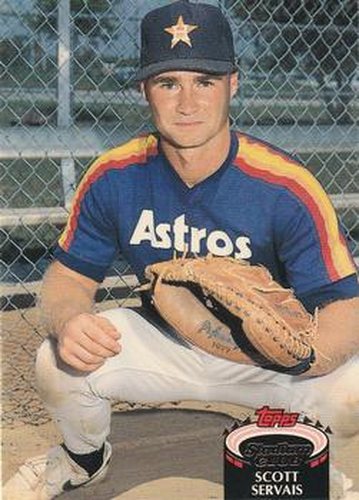 #509 Scott Servais - Houston Astros - 1992 Stadium Club Baseball