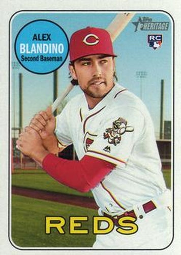 #509 Alex Blandino - Cincinnati Reds - 2018 Topps Heritage Baseball