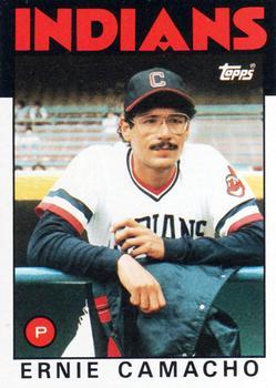 #509 Ernie Camacho - Cleveland Indians - 1986 Topps Baseball