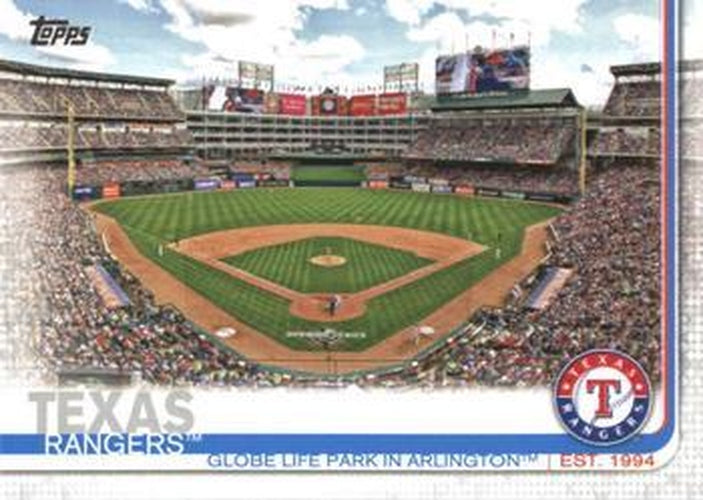 #509 Globe Life Park in Arlington - Texas Rangers - 2019 Topps Baseball