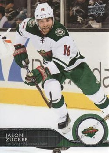 #509 Jason Zucker - Minnesota Wild - 2014-15 Upper Deck Hockey